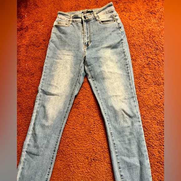 NWOT🩵 Fashion Nova Women’s Super High Waisted Skinny Jeans Size 7 - Picture 8 of 9
